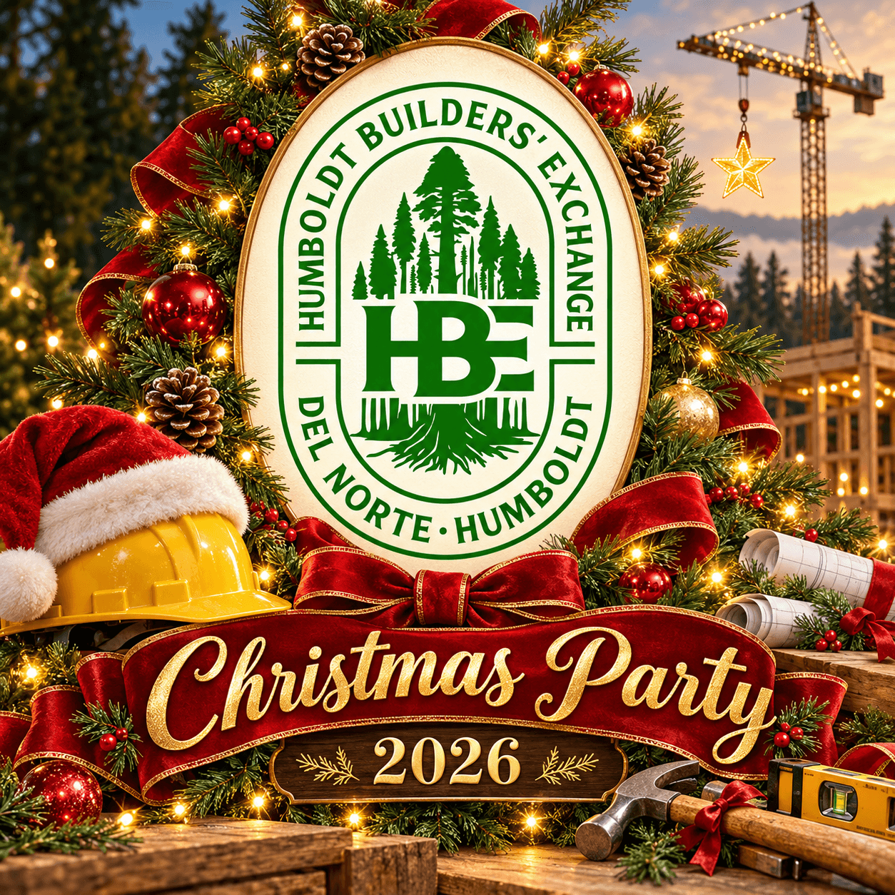 🎄 **Humboldt Builders’ Exchange 2026 Christmas Party** 🎄